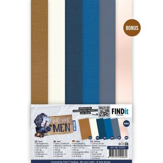 Linen Cardstock Pack - Amy Design - We Are Men - 4K AD-4K-10032