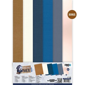 Linen Cardstock Pack - Amy Design - We Are Men - A4 AD-A4-10032