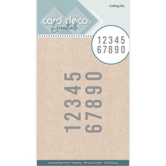 Card Deco Essentials - Cutting Dies - Numbers CDECD0153