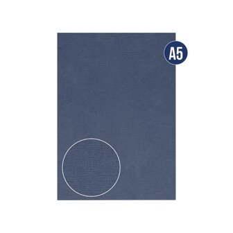 Cardstock - Linen -Christmas blue - A5 SKK810-A5281