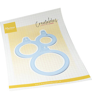 Creatables stencil Layout Baubles 91901/lr0877