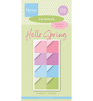 &nbsp; Pretty Papers bloc Hello Spring Cardstock &nbsp;91956/pk9200&nbsp;