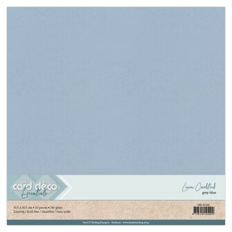 Linen Cardstock - SC - Grijsblauw LKK-SC102