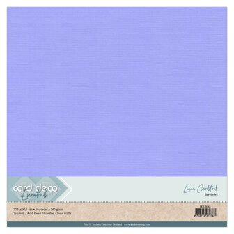 Lavender Scrap Linen Cardstock LKK-SC61