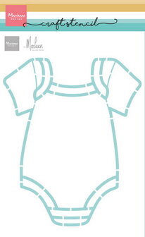 &nbsp; Craft stencil - Onesie by Marleen &nbsp;91905/ps8177&nbsp;