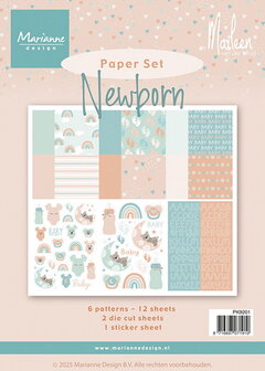 &nbsp; Paper Set New born by Marleen &nbsp;91956/pk9201&nbsp;