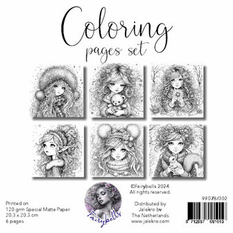 &nbsp; Fairybells Coloring Pages Set 2 &nbsp;99078/002&nbsp;