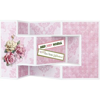 3D and Do - Card Deco Essentials - Pink Florals CDE3D10001