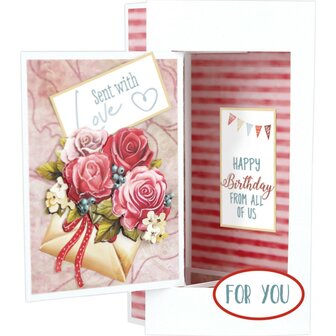 3D and Do - Card Deco Essentials - Rose Decorations CDE3D10002