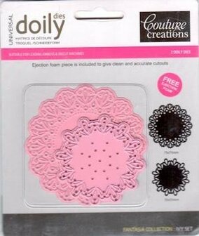 Doily dies, ivy set