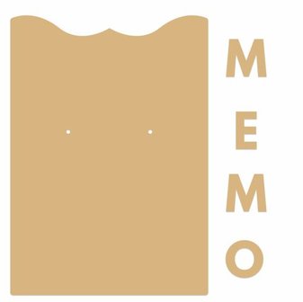 DDBD MDF memo klembord &nbsp;460.440.411