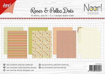 Joy! papierset Roses &amp; polkadots 6011/0601