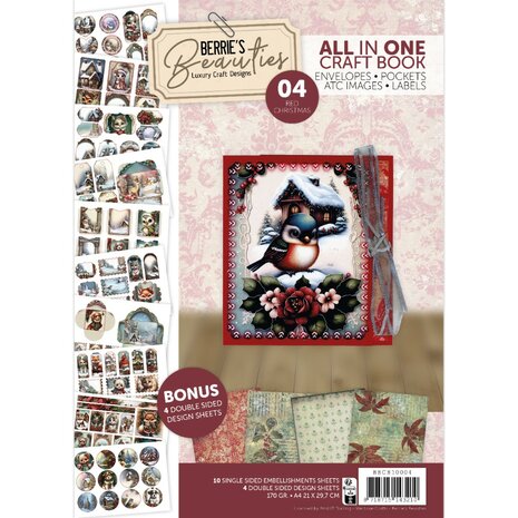 Berries Beauties All in one Craft Boek 4 - Red Christmas BBCB10004