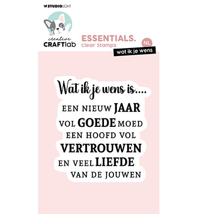 Studio Light Clear Stamp Essentials nr.766 Wat ik je wens CCL-ES-STAMP766 