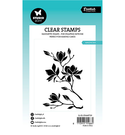 Studio Light Clear Stamp Essentials nr.739 Magnolia  SL-ES-STAMP739 