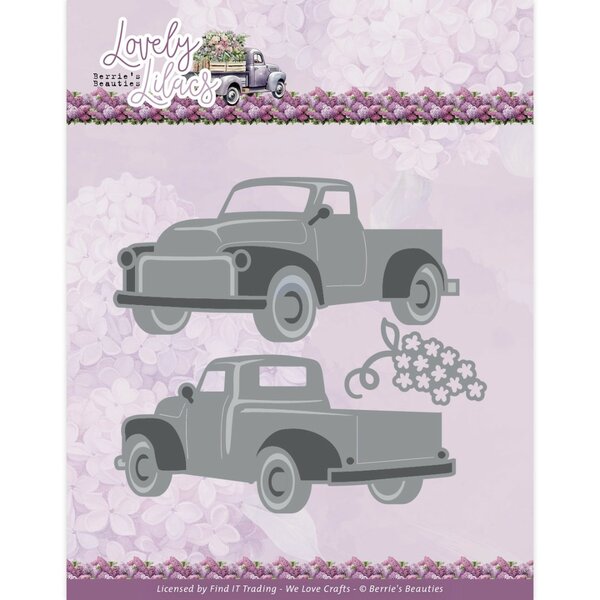 Dies - Berries Beauties - Lovely Lilacs - Lovely Pick-up Truck BBD10016