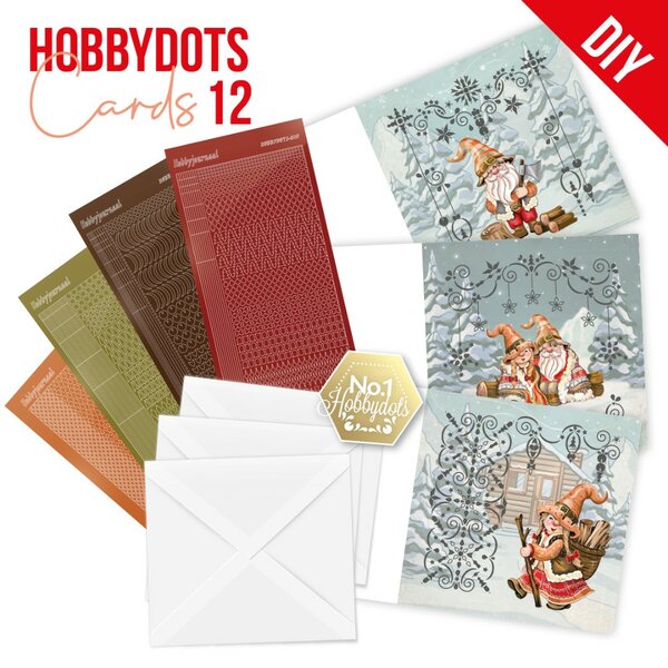 Hobbydots Cards 12 - Gnomes DODOPP012