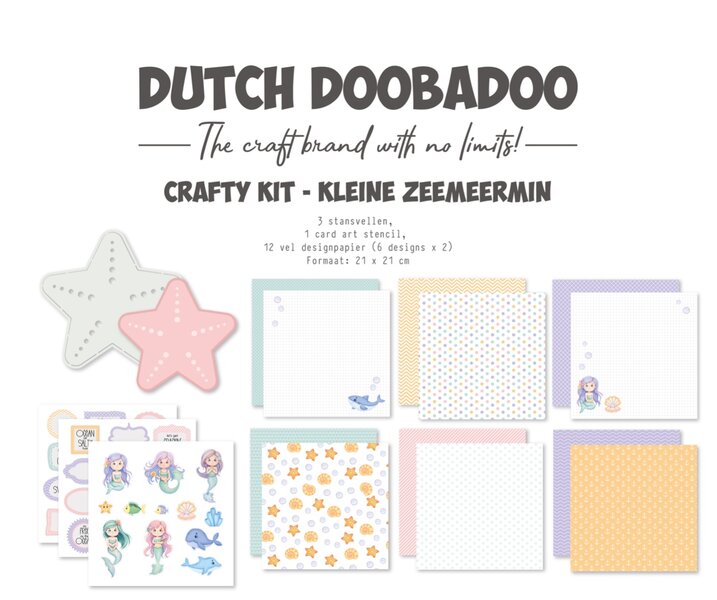 DDBD Craftykit Kleine zeemeermin 21x21 473005065