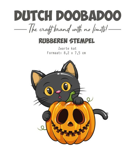 Rubber Stamp - DDBD - Hallo Herfst - Zwarte kat 497004025