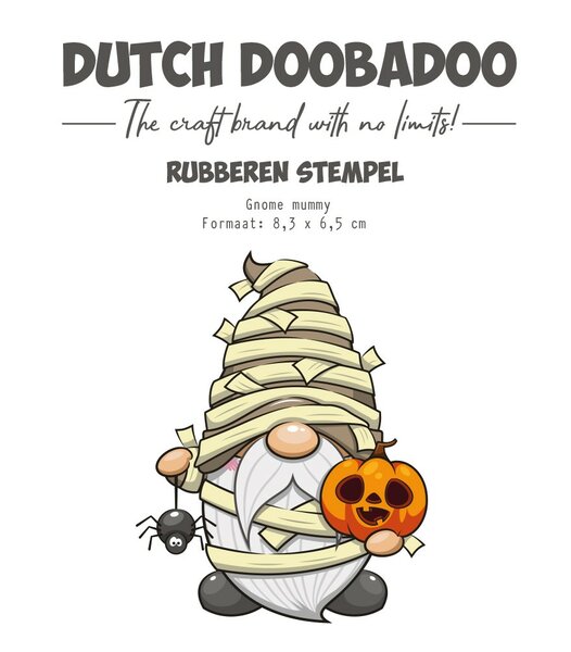 Rubber Stamp - DDBD - Hallo Herfst - Gnome Mummy 497004022