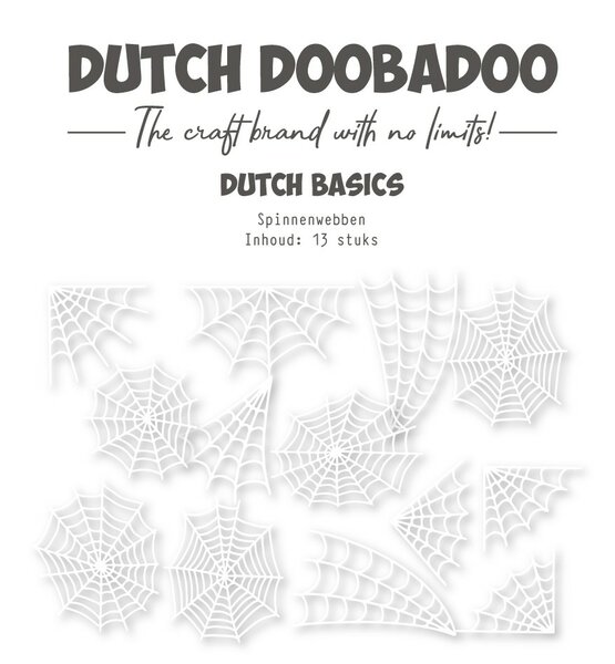 Die-Cuts - DDBD - Hallo Herfst - Dutch Basics - Spinnenweb - 13 pcs 472953007