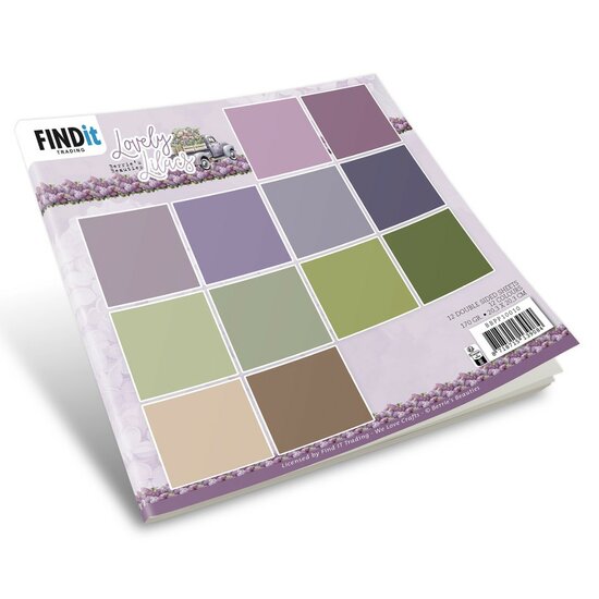 Paperpack - Berries Beauties - Lovely Lilacs - Solid Colours BBPP10010