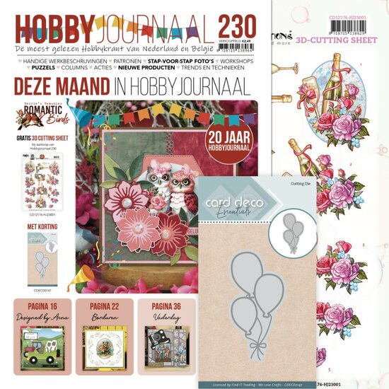 SET Hobbyjournaal 230 + Die CDECD0147 Balloon SETHJ230