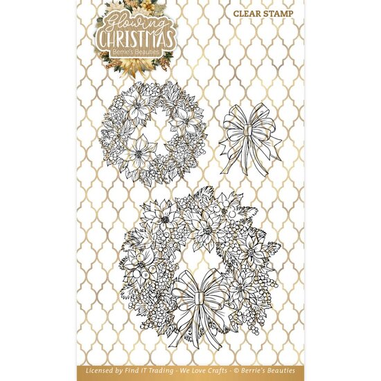 Clear Stamps - Berries Beauties -Glowing Christmas - Wreath BBCS10011