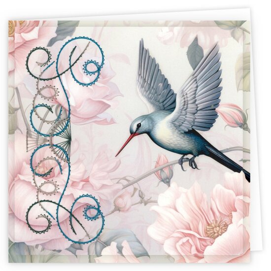 Stitch and Do Cards - Blue Birds STDOPP001