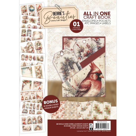 Berries Beauties - All-in-one Craft Book 1 - Vintage Christmas BBCB10001