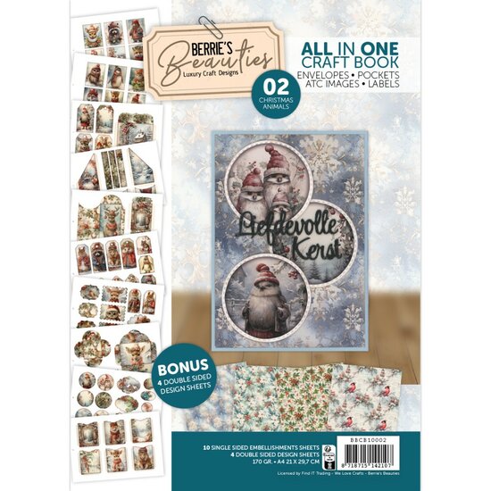 Berries Beauties - All-in-one Craft Book 2 - Christmas Animals BBCB10002