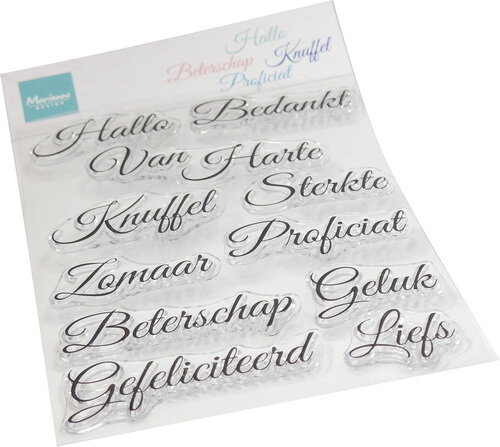 &nbsp; Clear Stamp Elegante wensen &nbsp;CS1157&nbsp;