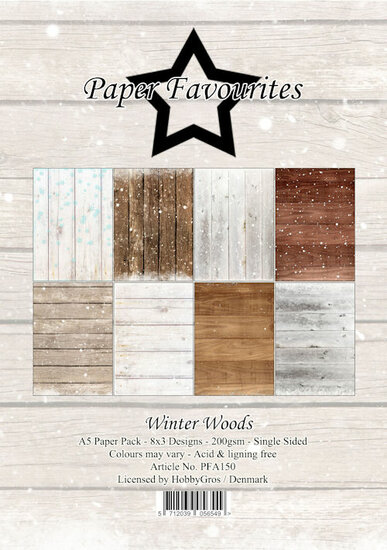 Paper Favourites A5 Winter Woods PFA150